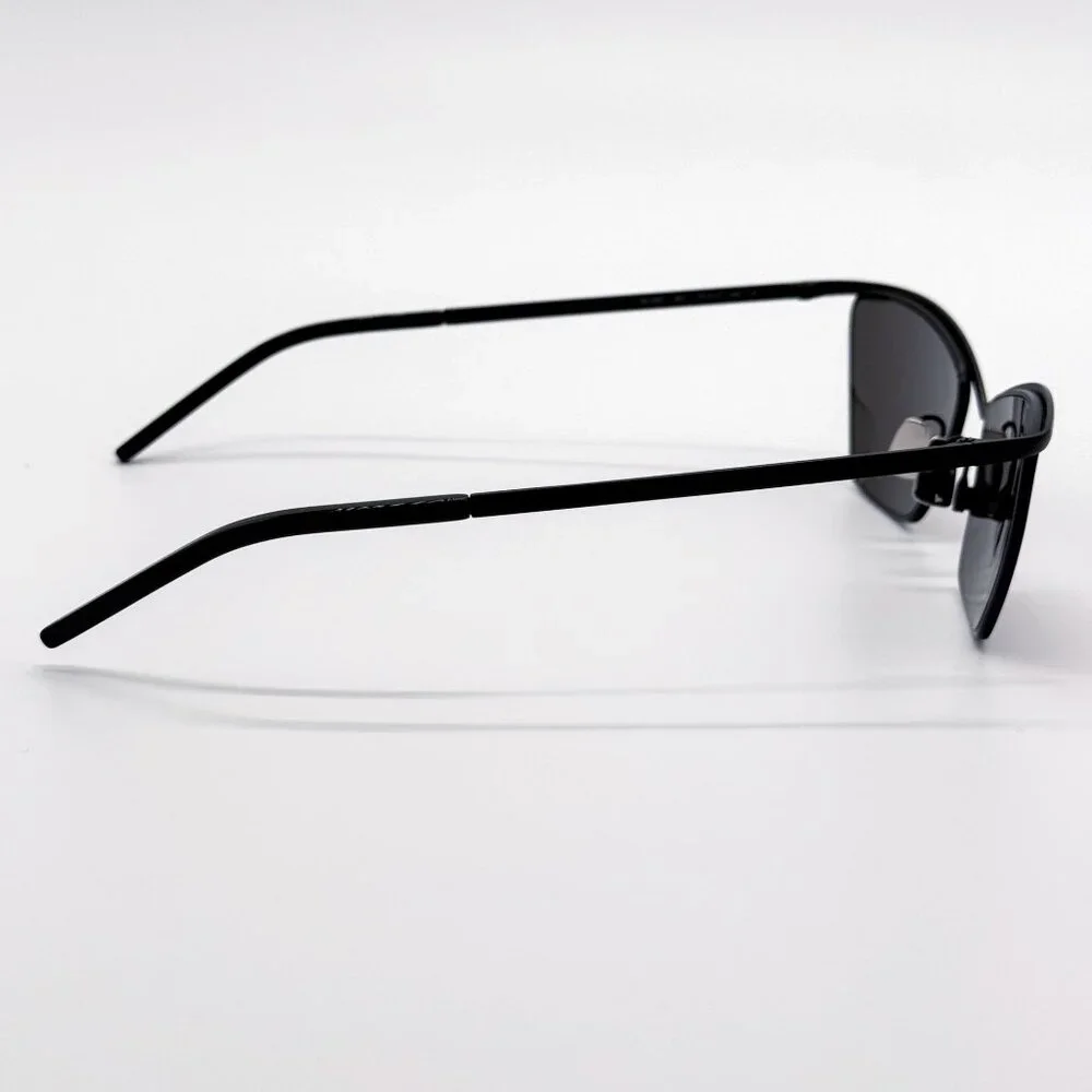 NEW SAINT LAURENT SUNGLASSES SL637 001 BLACK CAT EYE WOMEN EYEWEAR SL 637 001